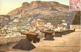 CPA - MONACO - ANCIENNE ARTILLERIE ET TETE DE CHIEN - Multi-vues, Vues Panoramiques