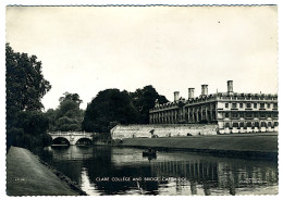 Cambridge - Clare College And Bridge - Cambridge
