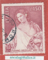 USATI ITALIA 1976 - Ref.0365B "TIZIANO VECELLIO" 1 Val. - - 1971-80: Used