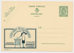 Publibel - Postal Stationery Belgium 1935 Electric Kitchen - Non Classés