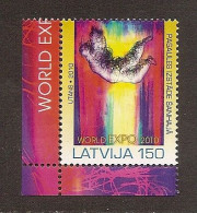 LATVIA 2010●Expo 2010 Shanghai●Mi 785 MNH - 2010 – Shanghai (Chine)