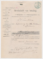 Fiscaal Stempel - Bevelschrift Inlaagpolder 1884 + Nota - Fiscali