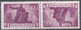 Hongrie 1945 MI 834 MH * Tête-bêche Reconstruction (K4) - Unused Stamps