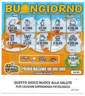 Biglietto Della Lotteria Gratta E Vinci 'Buongiorno' - Lottery Tickets