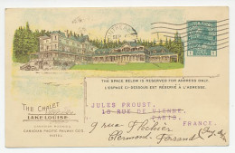 Postal Stationery Canada 1916 Lake Louise Hotel Pacific Railway Company - Statement Of Income - Otros & Sin Clasificación