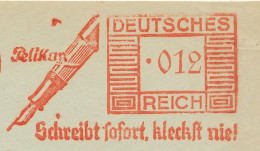 Meter Cut Deutsches Reich / Germany 1936 Fountain Pen - Pelikan - Non Classés