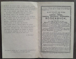 Uitgedeelde Gedachtenis In De St Michielskerk Op 24 Juni 1956 Albrecht Rodenbach - Zegels [M]