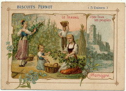 Biscuits PERNOT - Allemagne, Récolte Du Houblon - Pernot