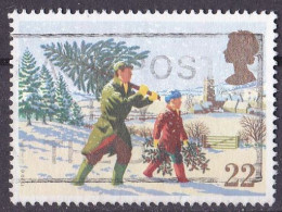 # Großbritannien Marke Von 1990 O/used (A5-5) - Used Stamps