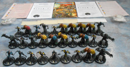 29 Pcs Mage Knight Rebellion - Elemental + Rules & Dices Etc - Other & Unclassified