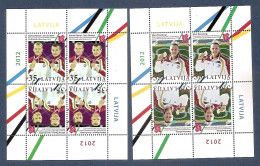 LATVIA 2012●Olympic Games London Medal Winners●Mi 851-52 KB MNH - Latvia