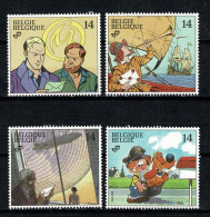 Belg. 1991 OBP/COB  2428/31**, Mi 2480/83** MNH Stripverhalen / Personnages De Bandes Dessinées - Unused Stamps