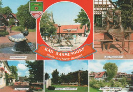 2480 - Bad Sassendorf - Pfauenbrunnen, Sälzerplatz, Flüsternde, Kaiserstrasse, Gradierwerk, Kurklinik - Bad Sassendorf