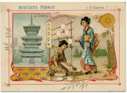 Biscuits PERNOT - Japon, Eventailliste - Pernot