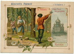 Biscuits PERNOT - Russie, Abatage Des Arbres - Pernot
