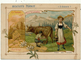 Biscuits PERNOT - Suisse, Traite Des Vaches - Pernot