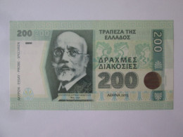 Greece 200 Drachmai 2015 UNC Emission Privee Limite Specimen Essay/private Issue Test Specimen Limited Edition - Griechenland