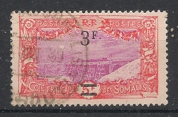 COTE DES SOMALIS - 1924-27 - N°YT. 119 - Holl-Holli 3f Sur 5f Rouge-orange - Oblitéré / Used - Gebraucht