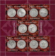 Kazakhstan  2023 . Coins Of 1993. S/S Of 5v. - Kazakistan