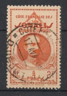 COTE DES SOMALIS - 1938 - N°YT. 165 - Lagarde 2f Rouge-orange - Oblitéré / Used - Usati