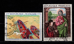 - FRANCE - 1972 - YT N° 1732 / 1733 - Oblitérés - Oeuvres D'art - Gebraucht