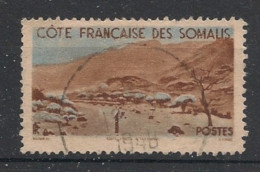 COTE DES SOMALIS - 1947 - N°YT. 270 - Route D'Obock 1f - Oblitéré / Used - Used Stamps