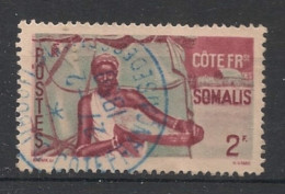 COTE DES SOMALIS - 1947 - N°YT. 273 - Femme Somali 2f - Oblitéré / Used - Usados