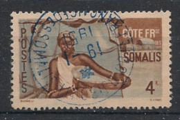 COTE DES SOMALIS - 1947 - N°YT. 276 - Femme Somali 4f - Oblitéré / Used - Gebruikt