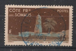 COTE DES SOMALIS - 1947 - N°YT. 280 - Mosquée 15f - Oblitéré / Used - Gebruikt