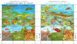 Dominica 1992 - Mi.Nr. 1552 - 1581 - Postfrisch MNH - Tiere Animals Fische Fisches - Marine Life