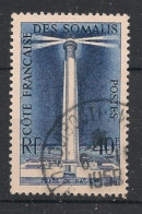 COTE DES SOMALIS - 1956 - N°YT. 286 - Phare 40f - Oblitéré / Used - Usados