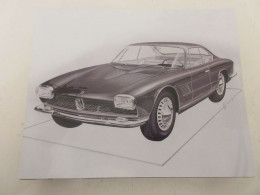 VOITURE CARTE ILLUSTREE 019 MASERATI 3500 GT 1957. Adolfo ORSI - Auto/Motor