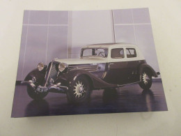 VOITURE CARTE ILLUSTREE 006 RENAULT NERVASTELLA 1935.  - Auto/Motor