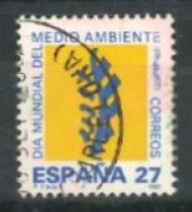 SPAIN,  1992, MONDIAL OF MEDIO AMBIENTE STAMP, # 2684,USED. - Gebruikt