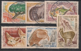 COTE DES SOMALIS - 1962 - N°YT. 305 à 310 - Série Complète - Oblitéré / Used - Used Stamps