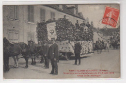 CHATILLON COLIGNY : Souvenir De La Cavalcade En 1909 - Le Char De La Musique - Très Bon état - Chatillon Coligny