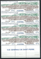 St Pierre Et Miquelon N°530A** (MNH) 1990 - Ville Vue Générale - Coin Daté - Neufs