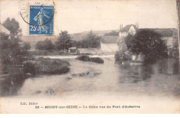 MUSSY SUR SEINE - La Seine Vue Du Pont D'Auberive - Très Bon état - Mussy-sur-Seine