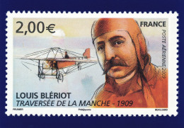 Carte Timbre Poste Aérienne Louis Blériot De 2009 - Traversée De La Manche 1909 - Briefmarken (Abbildungen)