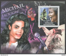 Ca861 2012 Central Africa Music Legend Michael Jackson Famous People Bl Mnh - Music