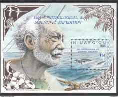 Oz0017 1990 Niuafo'Ou Fish & Marine Life !! 1991 Overprint Bl12 Mnh - Marine Life