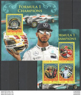 St376 2016 Sierra Leone Sport Racing Formula 1 World Champions Kb+Bl Mnh Stamps - Cars