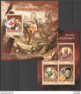 St408 2016 Sierra Leone Red Cross Famous People Henri Dunant Kb+Bl Mnh Stamps - Rotes Kreuz