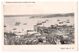 Panorama De Lisboa Visto Do Castello De S. Jorge - édit. Costa 33 + Verso - Lisboa