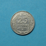 Deutsches Reich 1910 A 25 Pfennig (BK136 - Sonstige & Ohne Zuordnung