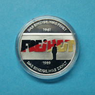 Deutschland 1989 Medaille FREIHEIT In Farbe PP (M3833 - Sin Clasificación