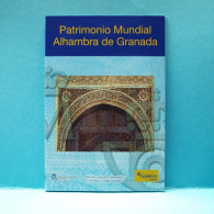 Spanien 2011 2 € Gedenkmünze Alhambra Im Folder Mit Briefmarkenblock BU (M4129 - Otros & Sin Clasificación