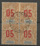 SENEGAL N° 49 Bloc De 4 CACHET RUFISQUE / Used - Oblitérés