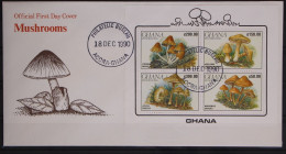 Ghana Block 165 Gestempelt Als FDC / Pilze #GC088 - Ghana (1957-...)