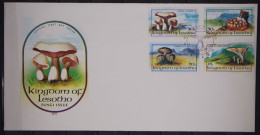 Lesotho 411-414 Gestempelt Als FDC / Pilze #GC124 - Lesotho (1966-...)